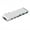 Silver, variant on Sinhoon 7in1 USB-C Hub Dual Type-C Multiport Card Reader Adapter 4K HDMI MacBook Pro Silver