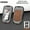 gun brown single, variant on Zinc alloy+leather Car Holder Shell Key Cover Case For Toyota D 2/3/4 buttons key case RAV4 Camry 55 Yaris Hybrid Auri Key Case