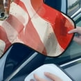 thumbnail image 4 of Jiueut Horse American Flag Print Car Windshield Snow Cover, Foldable Windshield Snow Cover All Weather Car Windshield Protector Blocking Snow Universal Fit for SUV Truck Van, 4 of 6