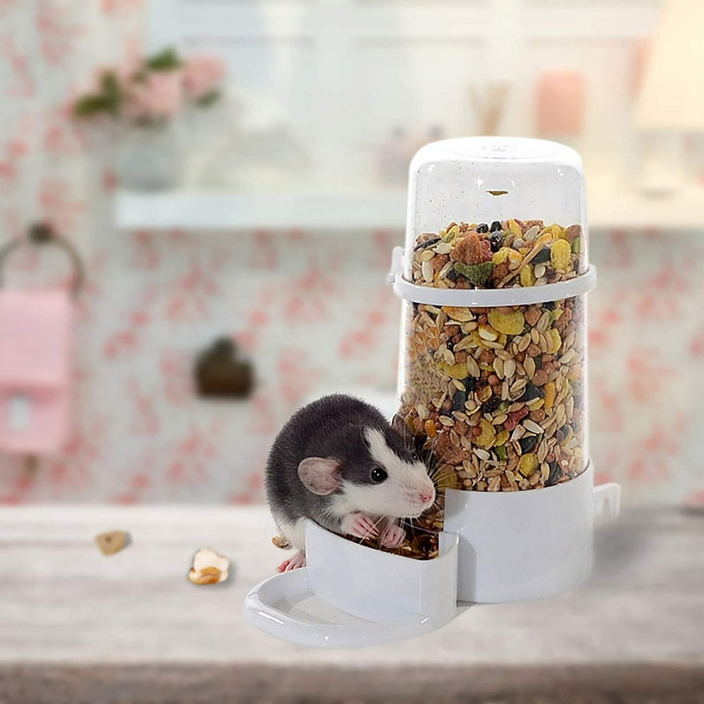 Hamster Automatic Feeder, SelfDispensing Small Pet Food Feeder Hamster