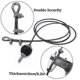 thumbnail image 4 of 2m-5m Gym Cable Wire Rope Heavy Duty Steel Replacement Parts For Home Gym Fitness Cable Pulley Accessories Dia 5mm, 4 of 5