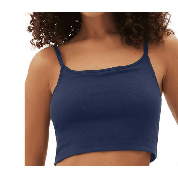 Gap GapBody Women's Ribbed Logo Comfort Racerback Bra GPW01051 - True Navy