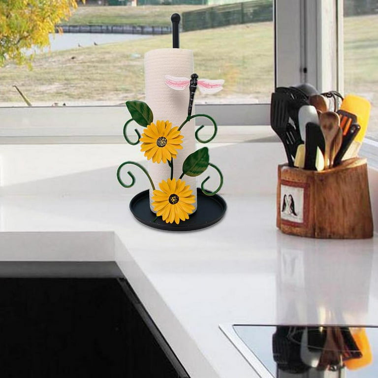 Sunflower Kitchen Paper Towel Holder, Sunflower Kitchen Decor and  Accessories