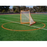 Bownet Goal Portable Lacrosse Crease - Youth Men's Practice Indoor Outdoor - East to Setup - Portable with Carrying Bag - (Regulation 18' Diameter), Orange
