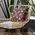 thumbnail image 5 of Amrita Sen Designs  20 x 20 in. Paisley Pattern Square Broadcloth Indoor & Outdoor Zippered Pillow - Black, Gold & Pink, 5 of 5