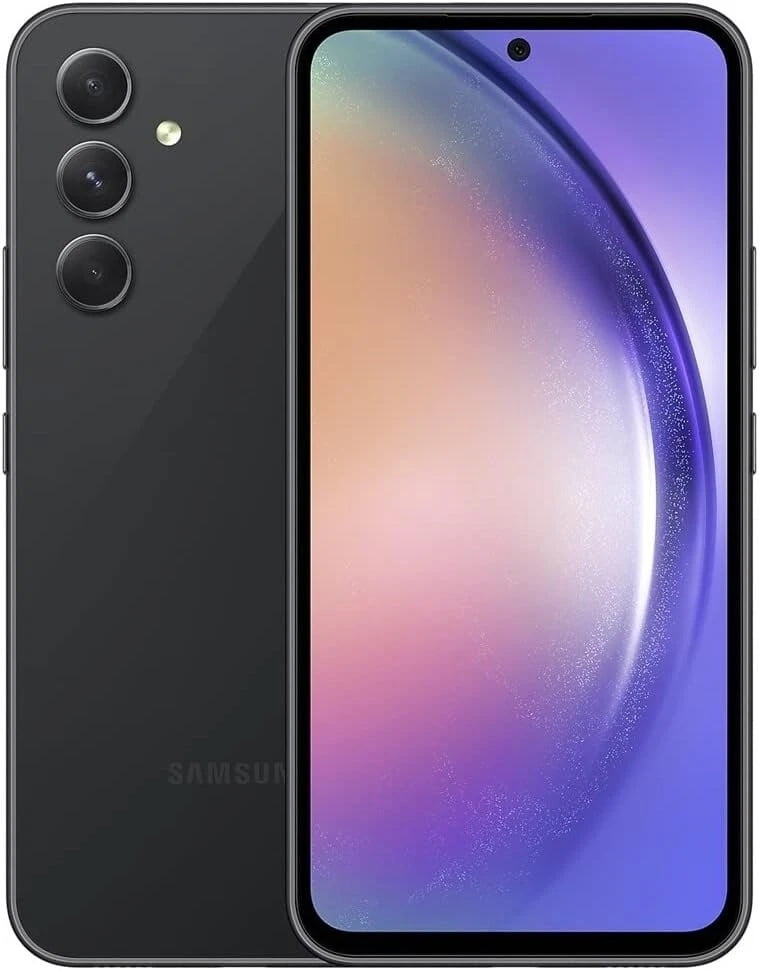 Restored Samsung Galaxy A54 5G A546E 128GB Dual SIM GSM Unlocked Android Smartphone (Latin VariantUS Compatible LTE) - Awesome Black (Refurbished)