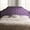 Light Purple, variant on Queen & Full Sized Headboard In Purple, Contemporary Style With Elegant Trim, Enhances Bedroom , 63.54 In. Depth X 2.79 Width 53.25 Height, 20.26 Lb Weight Purple Fabric Upholstered For Bed, Modern