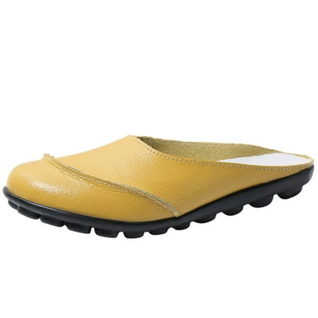 

Huanghuaa Couple‘s ’Shoes Casual Hollow Breathable Flat No Heel Single Shoes Loafers Shoes Shoes Casual Shoes High Arch Flip Flops Womens