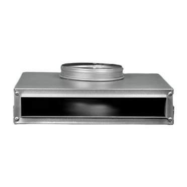 BUILDMART - 12" Plenum Box for [12" Linear Slot Diffuser - 1 Slot - Single Slot] Premium Insulated Plenum Box for Heating and Cooling