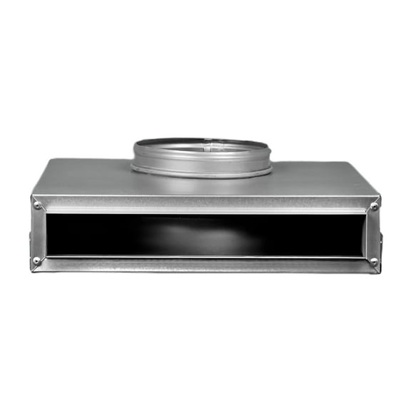 BUILDMART - 12" Plenum Box for [12" Linear Slot Diffuser - 1 Slot - Single Slot] Premium Insulated Plenum Box for Heating and Cooling