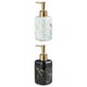 thumbnail image 1 of Dispensador de jabón con bomba,Dispensador manual de jabón líquido de cerámica de 300 ml,Accesorios de baño de botella de loción de patrón de mármol,Botella de champú de gel de ducha, 1 of 6