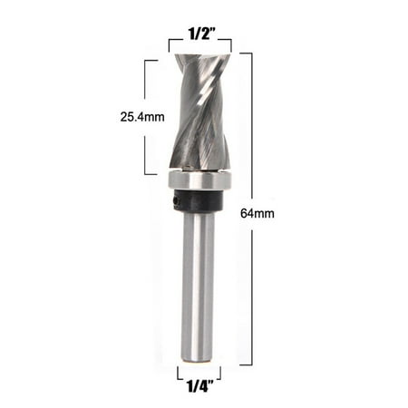 

Woodworking End Mill Cnc Router Bit Solid Carbide Bearing Compression Flush Trim
