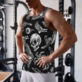 thumbnail image 6 of Haiem Skull bird bat spider Men Workout Tank Top Gym Bodybuilding Sleeveless Muscle T Shirts Athletic Tank Breathable Workout Shirt-X-Large, 6 of 8