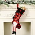 thumbnail image 6 of Xuniizn Christmas Stockings Bulk, Assorted Festive Xmas Stockings for Fireplace Mantel Decor, Traditional Holiday Ornaments, Christmas Decorations for Home, Cloth, Red, 6 of 10