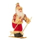 thumbnail image 5 of Muñeco de Papá Noel, Figura de trineo de Papá Noel, Adornos navideños de Papá Noel, Papá Noel Estilo G, 5 of 9