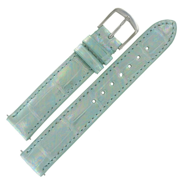 LSIA103 16mm Green Genuine Alligator Watch Strap Ladies
