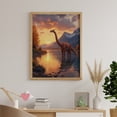 thumbnail image 6 of Diamond Art Kits for Adults, Dinosaur Sunset Lake Reflection 5D Diamond Painting Kits for Adults Beginners, DIY Full Drill Diamond Painting, Gem Art and Crafts 12x16, 6 of 7