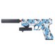 thumbnail image 4 of Bola De Gel Splatter Blaster Ecológico Automático Bola De Agua Juguete Con Linterna Para Juego De Tiro Al Aire Libre Graffiti Azul, 4 of 8
