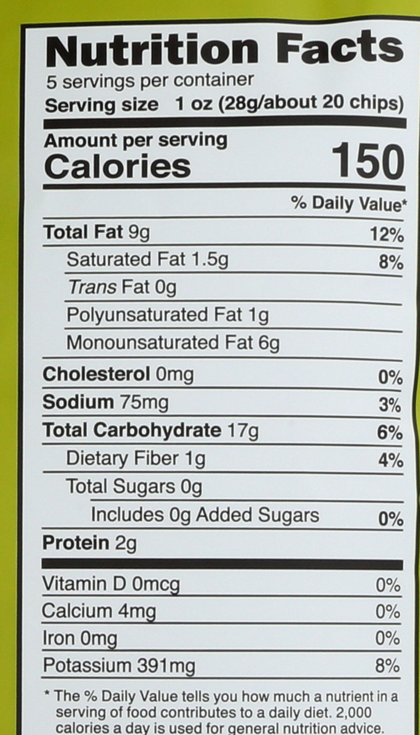 Pack of 12, Good Health Avocado Oil Kettle Style Potato Chips Sea Salt, 5 oz
