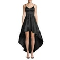thumbnail image 1 of Betsy & Adam Robe Noire en Satin pour Femmes Taille 6 s'Adapte comme TP, 1 of 1