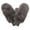 Faux Fur - Grey, variant on Women’s Faux Fur Sherpa Mittens – Plush Fleece Lined Convertible Fingerless Gloves with Finger Flap & Texting Thumb Hole, Super Soft Warm - Leopard Print - Brown