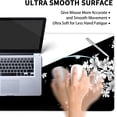 thumbnail image 4 of Black White Cherry Blossom Mouse Pad Japanese Sakura Death Life Flower Extended Desk Mat 80X30 cm Non-Slip Rubber Base Stitched Edge Large XL Playmat for Keyboard Gaming Laptop Desktop,31.5×11.8 Inch, 4 of 6