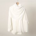 thumbnail image 2 of QASIEATN Wome's Fashion Fall Winter Scarf Warm Solid Color Shawl Wraps Cotton Comfortable Neck Warmer, 2 of 4