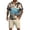 Khaki, variant on CharmCyan Men's Casual Lightweight Breathable Short-Sleeve Shirt And Shorts Set