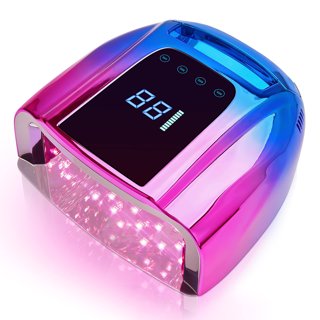 Cordless LED Nail Lamp96W Rechargeable UV LED Nail Lamp with Portable  Handle, Multi-Function UV Light for Nails 