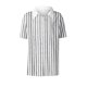 thumbnail image 3 of Blusas para las Mujeres Casual Impreso Manga Corta con Detalle de Bolsillo Y Botón, Camiseta de Poliéster Suave para Uso Diario en Casa O Trabajo, Estilo de Verano de Moda, 3 of 6