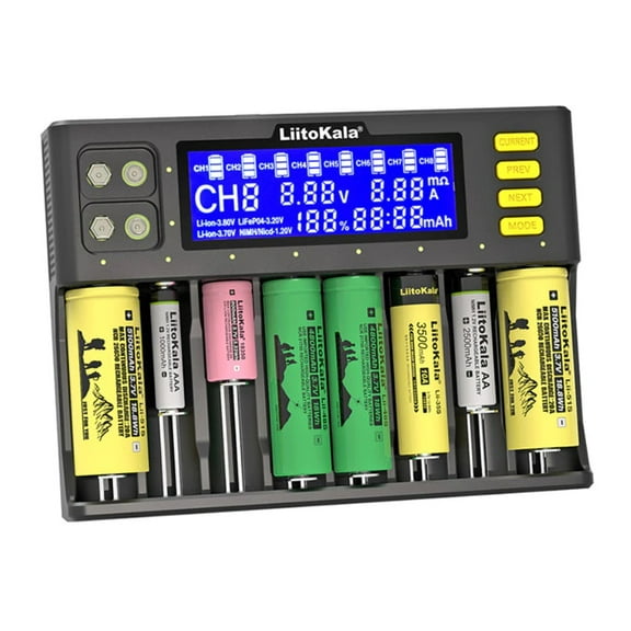 ECDQ-D401 Smart Battery Charger Li-Ion Battery NiMH Battery USB Charger