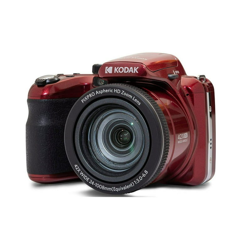 Kodak PIXPRO AZ425 Astro Zoom, 20MP, 42x Zoom, Red, 32GB Card
