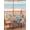 Indigo, Rust, Green, variant on Outdoor Tablecloth with Umbrella Hole & Zipper, Orange Green Yellow Palm Leaves Rectangle Tablecloth 52x70 Inch, Summer Botanical Tropical Leaf Patio Table Cover Waterproof Table Cloth for Picnic
