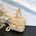 thumbnail image 4 of Pillow Shopper Bag Puffy Bolso Hombro Puffer Tote Acolchado para Mujer, 4 of 9