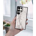 thumbnail image 5 of WIRESTER Shockproof Soft Rubber Cover Case for Samsung Galaxy S25 Ultra 6.8" 2025, Cream Stone Marble, 5 of 5