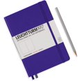 thumbnail image 3 of HTOOQ HTOOQ Medium A5 Dotted Hardcover Notebook (Black) HTOOQ 251 Numbered Pages Purple, 3 of 9