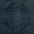 thumbnail image 1 of Ahgly Company Indoor Square Abstract Blue Abstract Area Rugs, 7' Square, 1 of 6