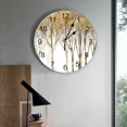 thumbnail image 4 of Abstract Art Forest Wall Clock Large Modern Kitch Dinning Round Wall Clocks Bedroom Silt Hanging Watch, 4 of 7