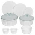 thumbnail image 1 of French White Round Set, White - 10 Piece, 1 of 1