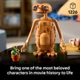 thumbnail image 4 of LEGO Ideas E.T. the Extra-Terrestrial - Building Set for Adults, Ages 18+ - Movie Decor for a Desk, Bookshelf or Home Office - Posable Figure with a Light Brick - Gift for Men & Women - 21370, 4 of 9