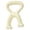 White, variant on Beef Infused Heavy-Duty Nylon Wishbone Dog Chew Toy Raised Textured Teeth Grinding Molar Stick Durable For Medium Large Aggressive Chewers Puppy Oral Care Play(White-As shown)