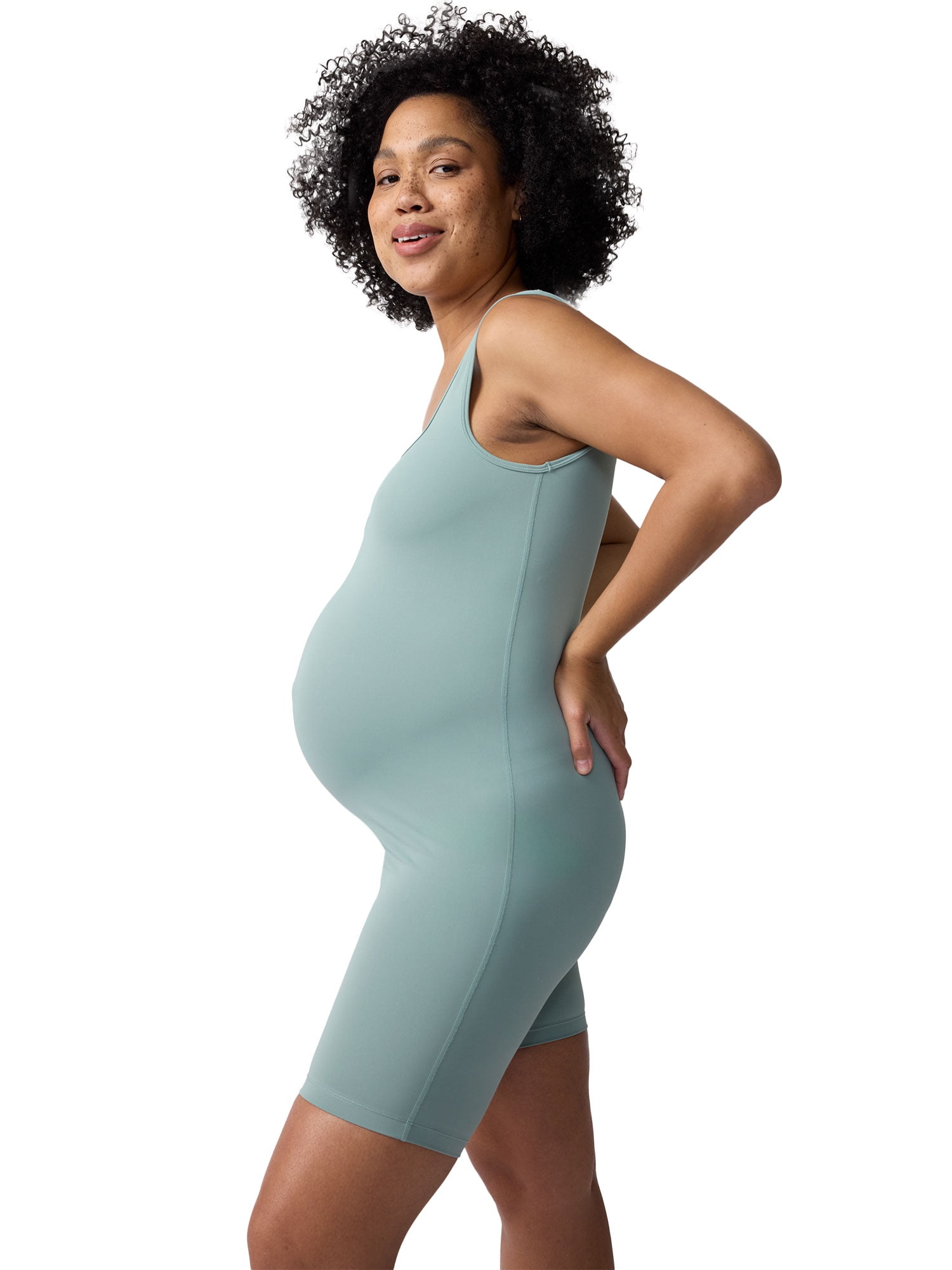 Ingrid & Isabel For Every Belly Women's Maternity Favorite Short Unitard, Sizes S-XXL