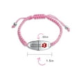 thumbnail image 5 of Bling Jewelry Womens Medical ID Bracelet with Pink Braided Cord and Stainless Steel Clasp, 5 of 5