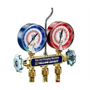 Yellow Jacket Mechanical Manifold Gauge Set,2-Valve 42006