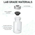 thumbnail image 2 of 10 Pack 10ml Sealed Sample Vials, Transparent Glass Vials with Self Healing Injection Port, 2 of 8