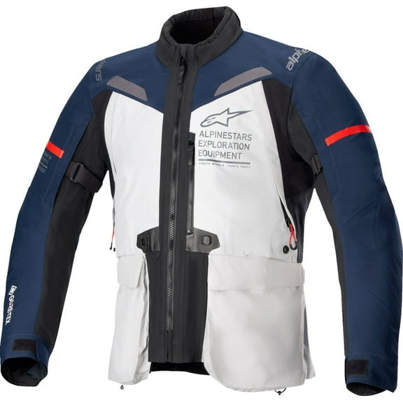 Alpinestars ST-7 2L Mens Gore-Tex Motorcycle Jacket Gray/Blue 3XL