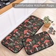 thumbnail image 4 of Red Mushroom Kitchen Mat Set of 2, Non-Slip Kitchen Rug for Floor, Waterproof Sink Carpet for Home, Office, Laundry, 4 of 6