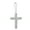 H, variant on Faith Keychain with Clasp, Religious Cotton Cord Car Decoration for Men Women