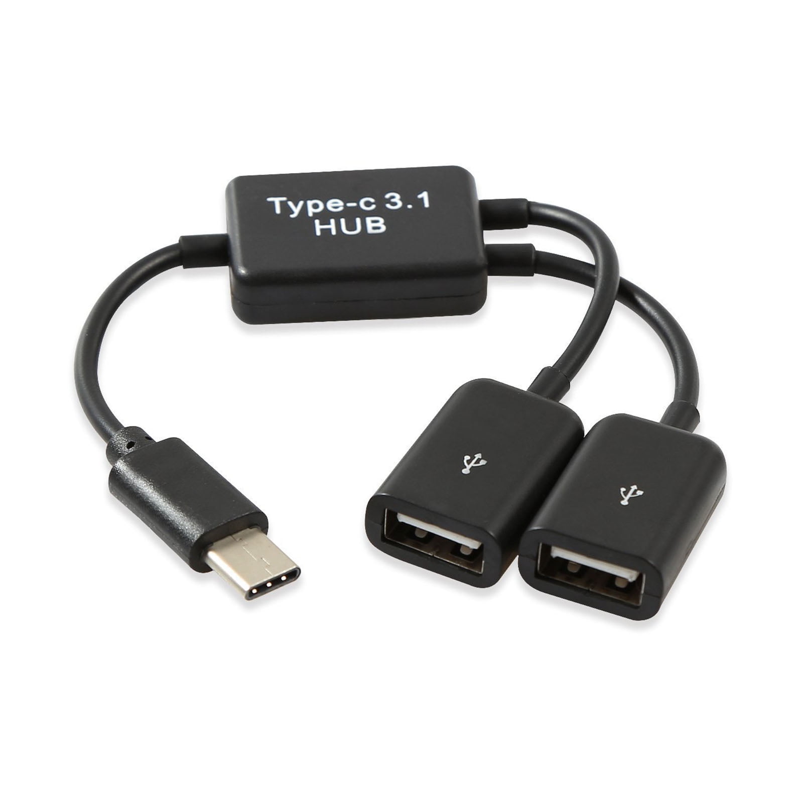 ZENTREE Type C to Dual USB Adapter USB Type C Connector USBC Splitter