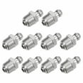 thumbnail image 2 of 10 Pcs Raccord de Graisse Hydraulique Droit en Acier Inoxydable 201 Filetage 1/8-28 Pouces, 2 of 8